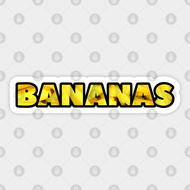 BANANAS Sticker by Off the Page